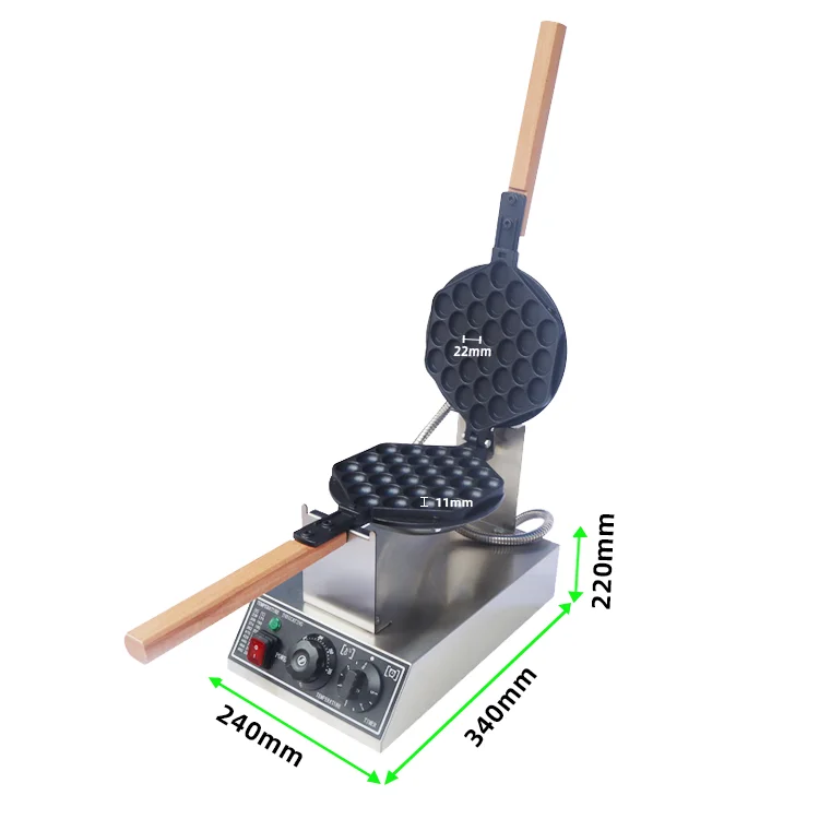 Automatic Stainless Steel Waffle Oven Machine New Used Snack Equipment for Home Restaurants Hotels for Egg-Based Waffles