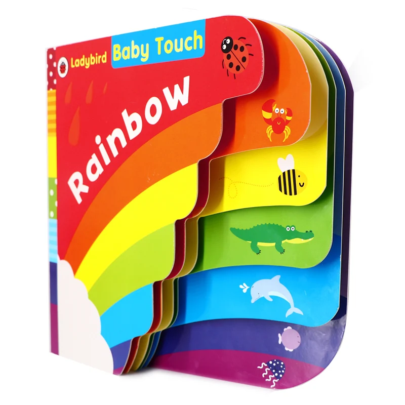 Zeecan Soft Activity busy vision book board hardcover ladybird Cube quiet book kids travel toy book for toddler touch