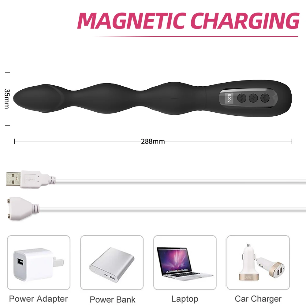 SEXBAY USA hot product Silicone vibrator heating electric shock multi-function adjustable female prostate vibration massage