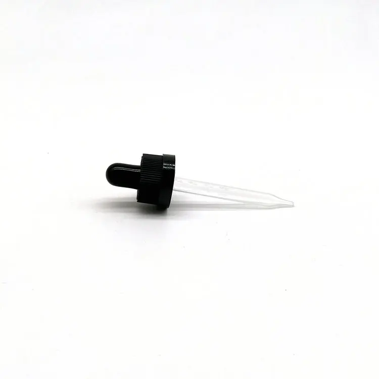 wholesale glass dropper and child-proof closure glass essential oil dropper glass pipette