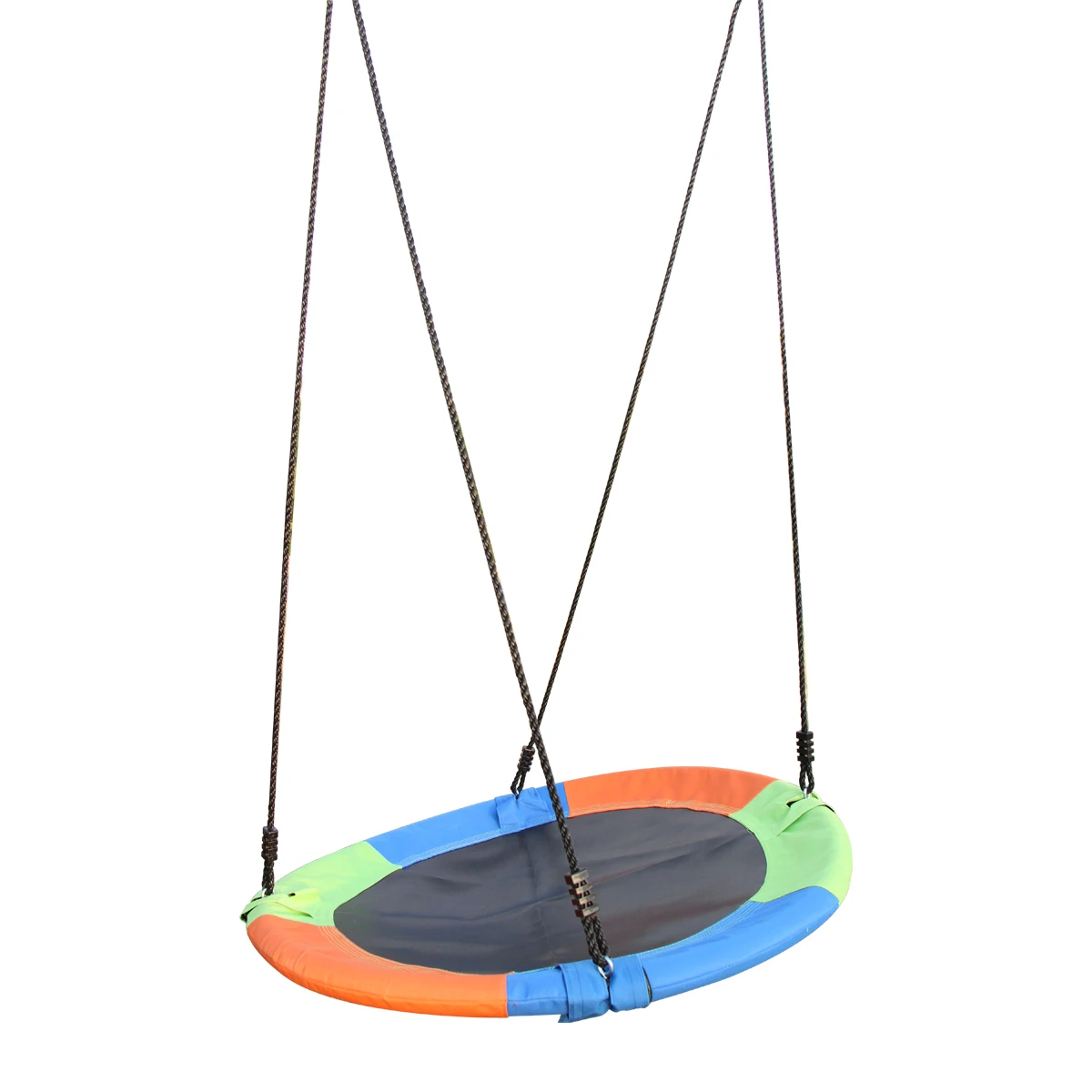 Уличное детское складное подвесное круглое кресло-качели в виде птичьего гнезда