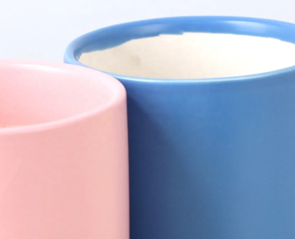 
Explosion Ceramic Flower Pot Mini Simple Succulent Flower Pot Creative Color Plant Container 