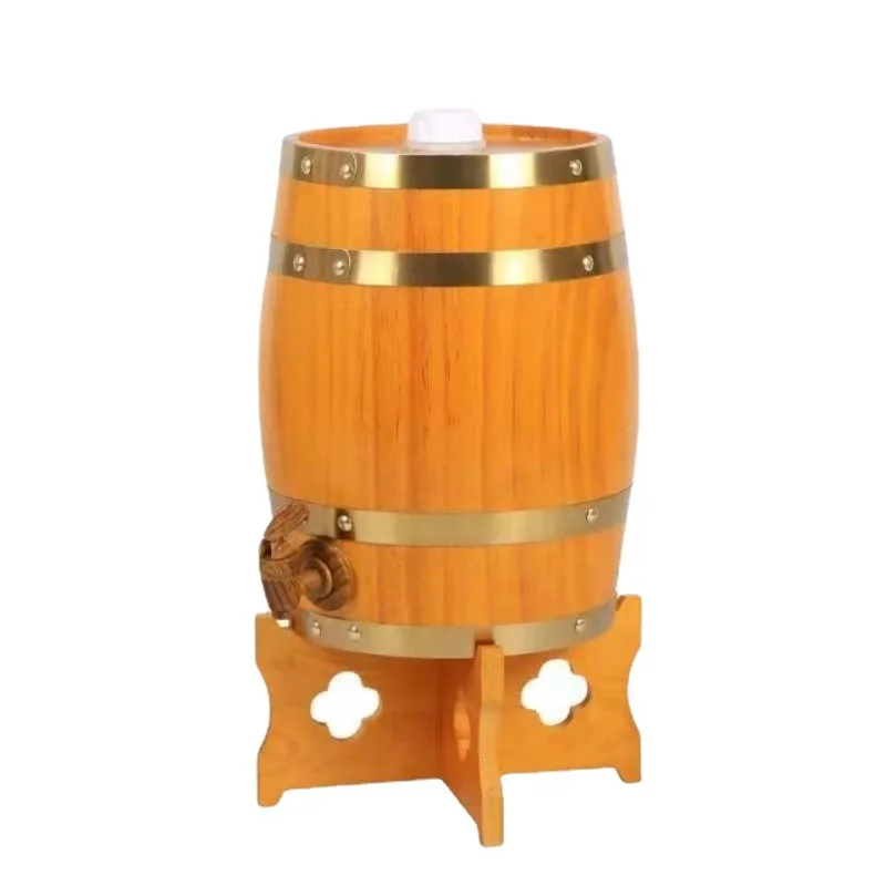Wooden barrel Home Oak barrel decoration Bar Restaurant Vintage craft beer barrel can print logo