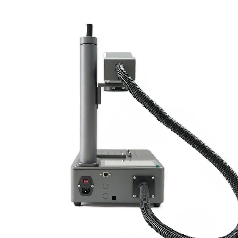 JPT M-PDT-F20A 20W Portable Fiber Desktop Laser Marking Engraving Printer Metal Plastic Steel Aluminum-for Home Farm Use AI DXF