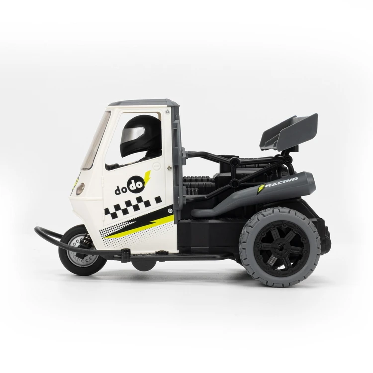 Hot Selling 1/16 Scale 3-wheels RTR Remote Control Mini RC Car Spray Electric Tricycle DODO Car Toys With Green