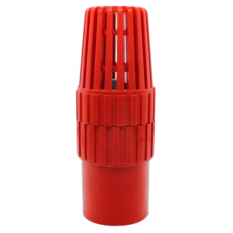 All size available bottom valve top supplier best price PVC plastic foot valve Bule Color