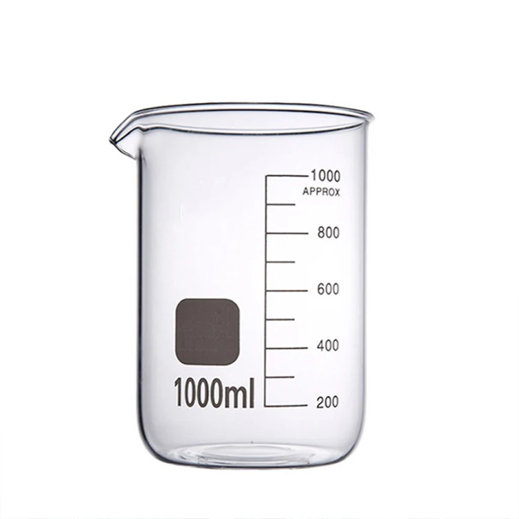 High Quality borosilicate glass beaker 50ml 100ml 250ml clear glass beakers