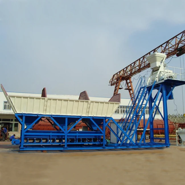 Мобильный мини-завод по производству мокрого бетона с силосом, 60 тонн