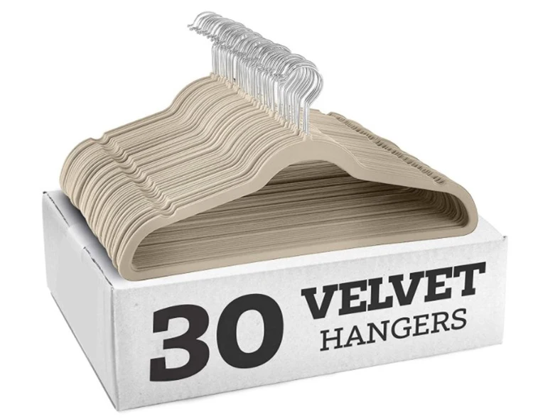 30pack ivory velvet hanger.JPG