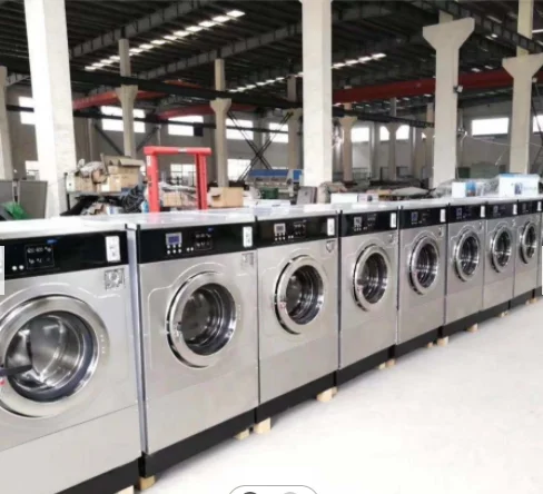 Automatic Card or Coin-operated washing machine , laundromat clothes coin operated washer and dryer machine