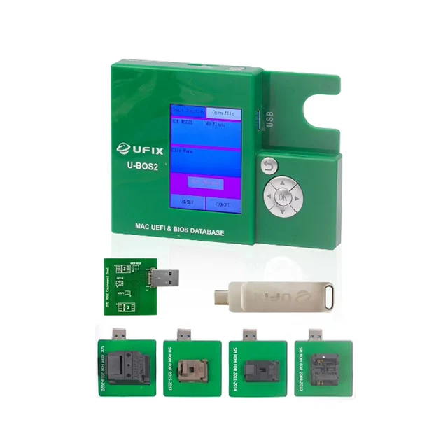 Ufix U-BOS2 Tool Parts for Removing EFI Lock Firmware Lock PIN Code Lock 2008-2017 Macbook M1 T2 ROM Chips BIOS Repairing Tools