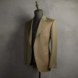 CMT Italian Style Naples Fully Handmade Suit Half Canvas Bespoke Tailor Custom Suits  Business Blazer