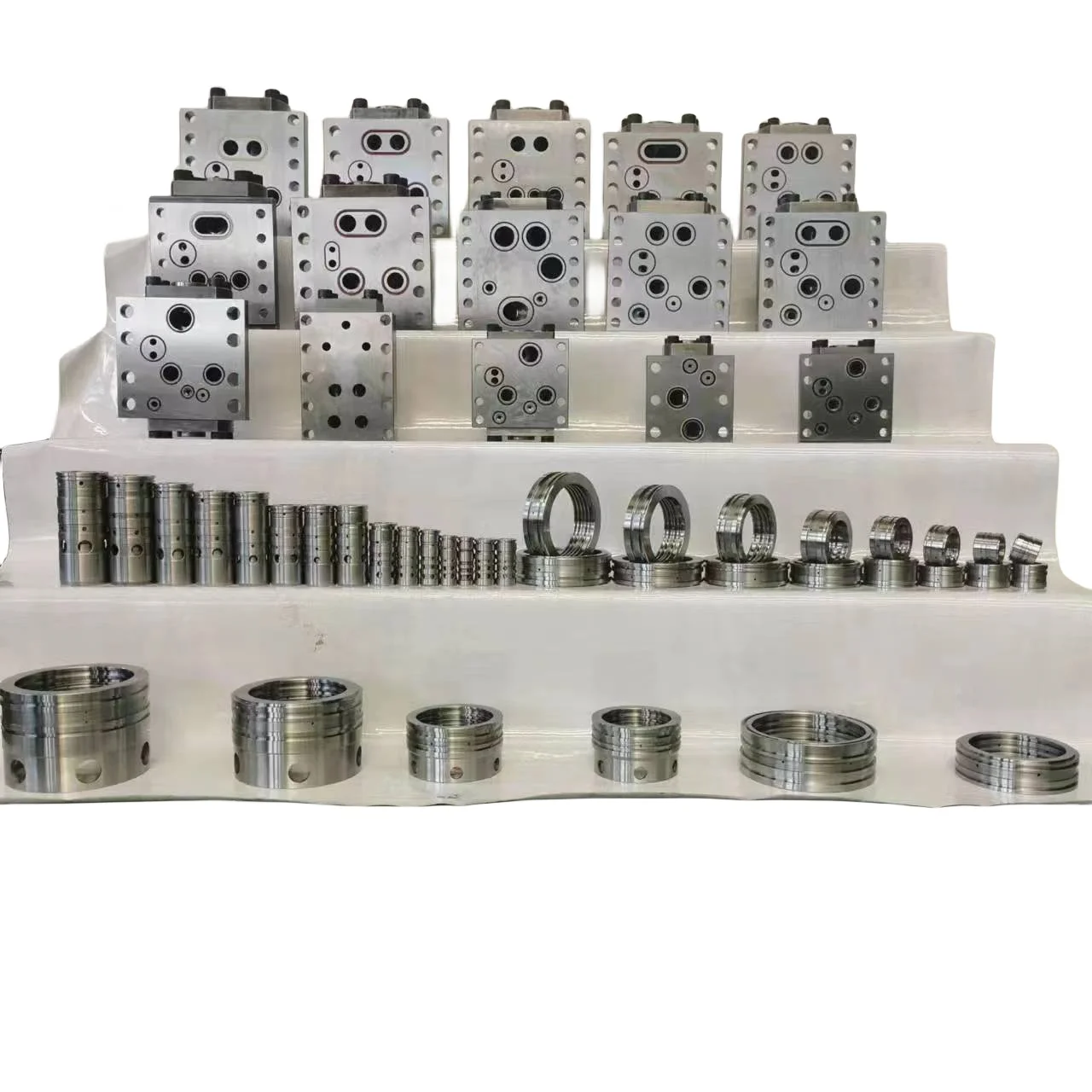 Excavator hydraulic breaker parts control rock hammer sleeve valve assembly