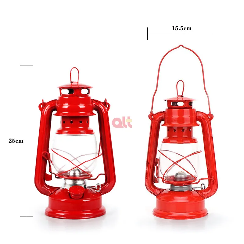camping oil lamp burning lantern/wholesale retro kerosene lamps