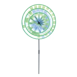 Тартальный три колеса Круглый Ветряная мельница вертушка адаптируемые под требования заказчика Радуга игрушка флюгеры для детей