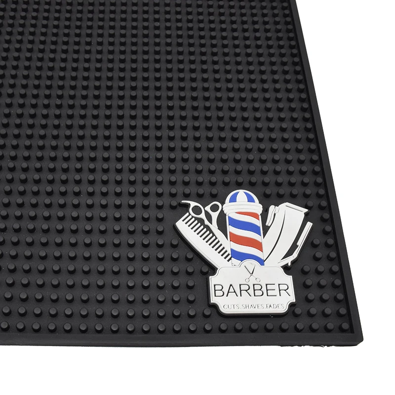 Barbershop Salon Hairdressing Tools Pad Anti-Skid Silicone Resist Heat Hairdresser Mat For Hair Clipper Curling Irons 3 size