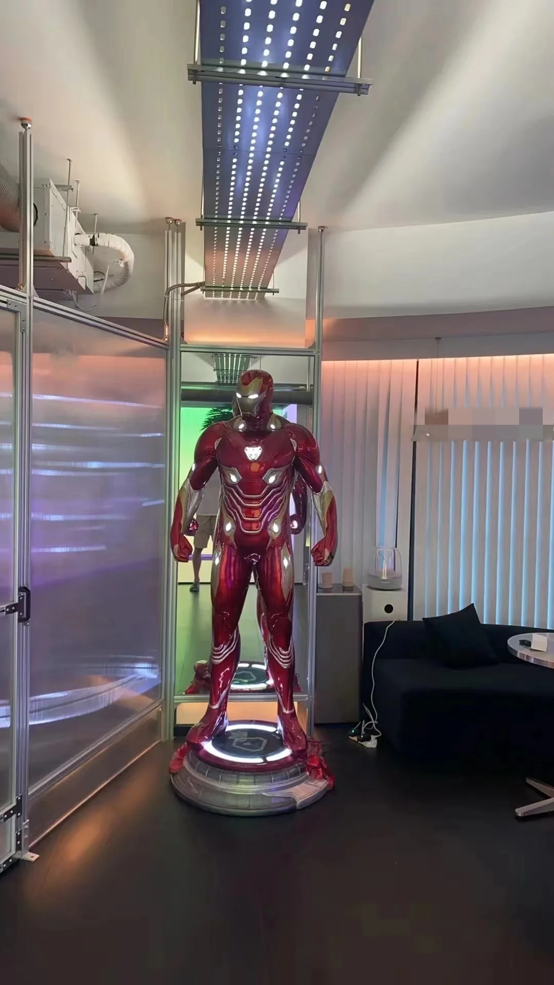 На заказ Marvel MK50 Железный Человек статуя в натуральную величину из стекловолокна супер герой скульптура смолы художественная тема