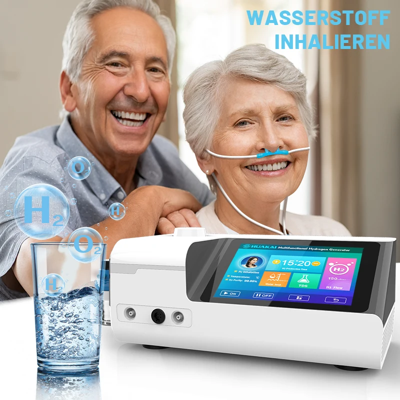 Hydrogen Inhalation Machine 150ml Browns Gas Inhalieren Wasserstoff Sauerstoff Generator