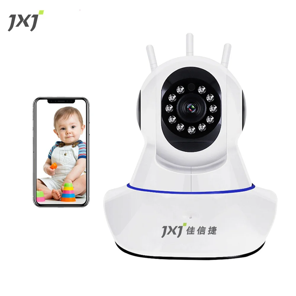 JXJ Mini Wifi Wireless Ai IOT PTZ HD Shop Monitor P2P Webcam Machine Security IP Monitoring CCTV Tester Network Camera