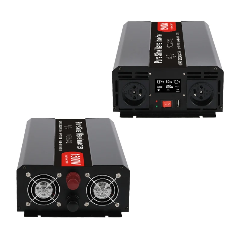 Wholesale 12 volt dc to 220v ac converter 1.5 kva solar inverter sine wave inverter