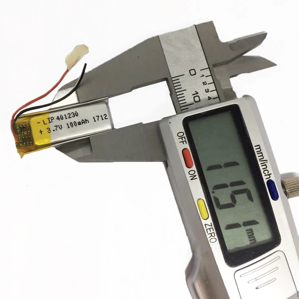 100mah 3.7v lipo battery 401230  lipo battery 3.7v lithium ion batteries for Selfie stick