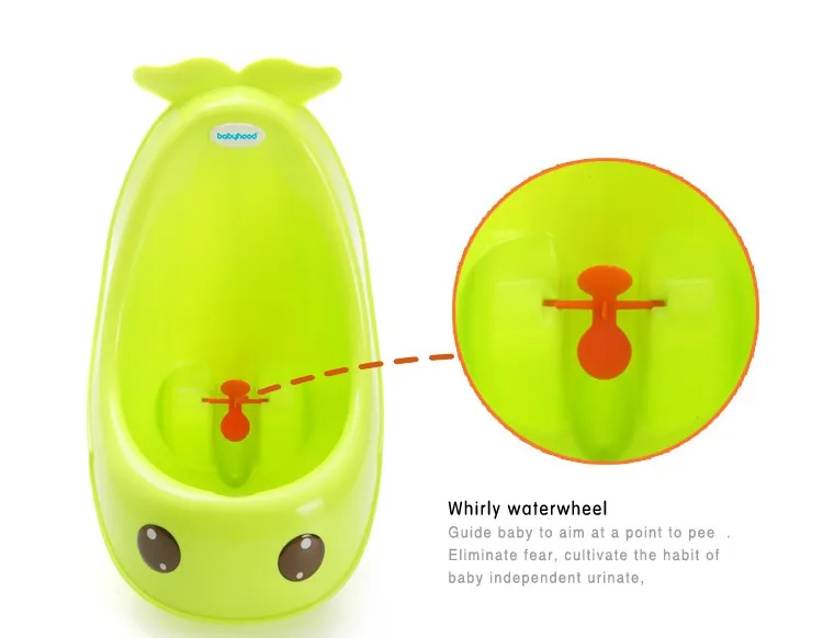 ada whale Plastic boy urina potty training  kids portable toddler urinal training