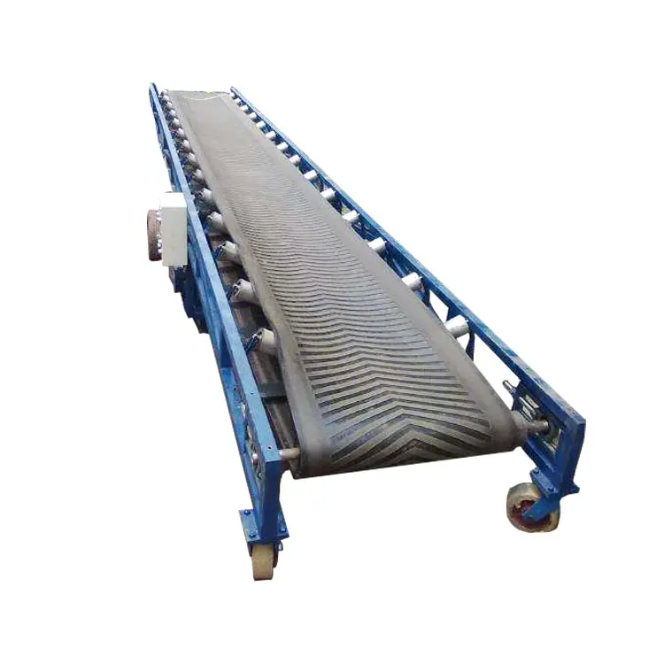 
Baisheng Reversible moving Belt Conveyor machine for Truck Loading Unloading 