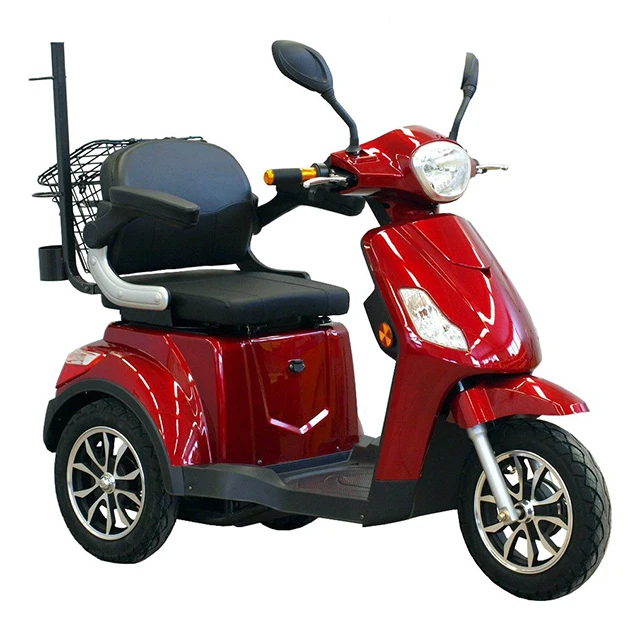 Профессионально разработанный 48V 500W 3 колесами хозяйственная сумка электрический скутер, способный преодолевать Броды для пожилых людей
