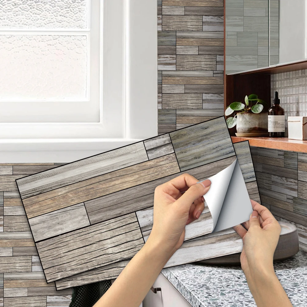 Пользовательские детские обои с изображением сломанного кирпича наклейки для кухни ванной Самоклеящиеся 3d наклейки на стену