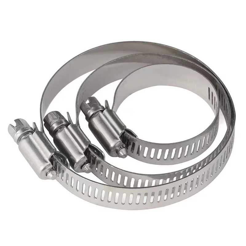 WholesaleLarge heavy duty Americanstyle pipe clamp stainless steel hose clamp  Pipe hoop clamp