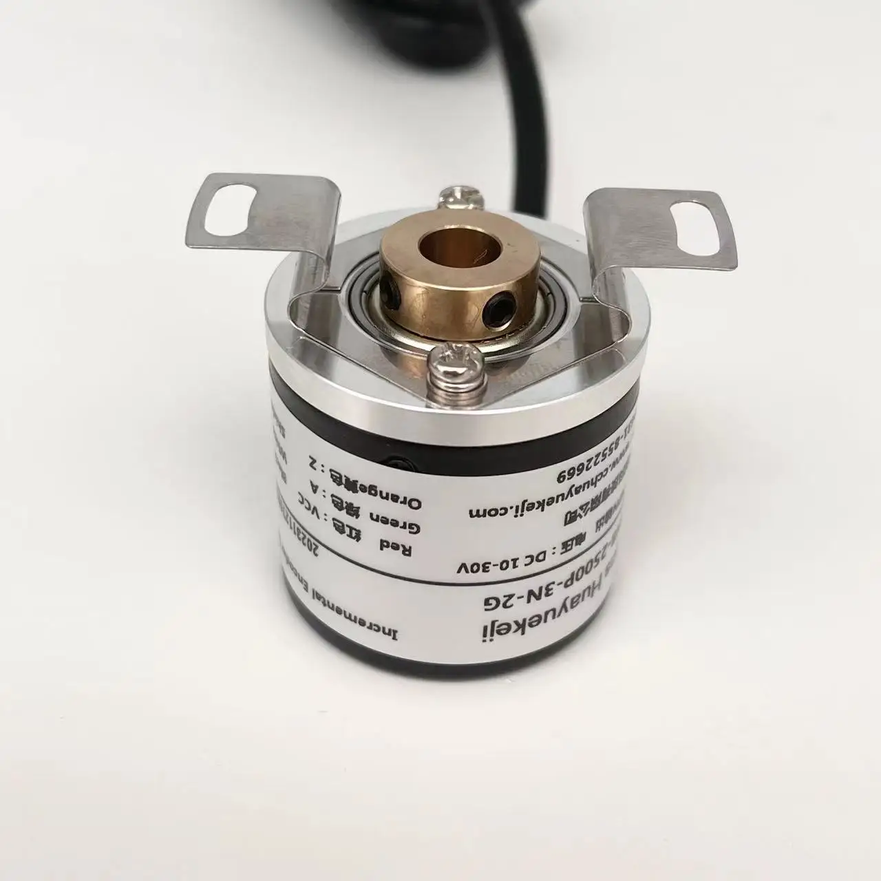 Blind Shaft Rotary Encoder 10-5000ppr 38mm Shaft Hole 8mm Embroidery Machine Encoder