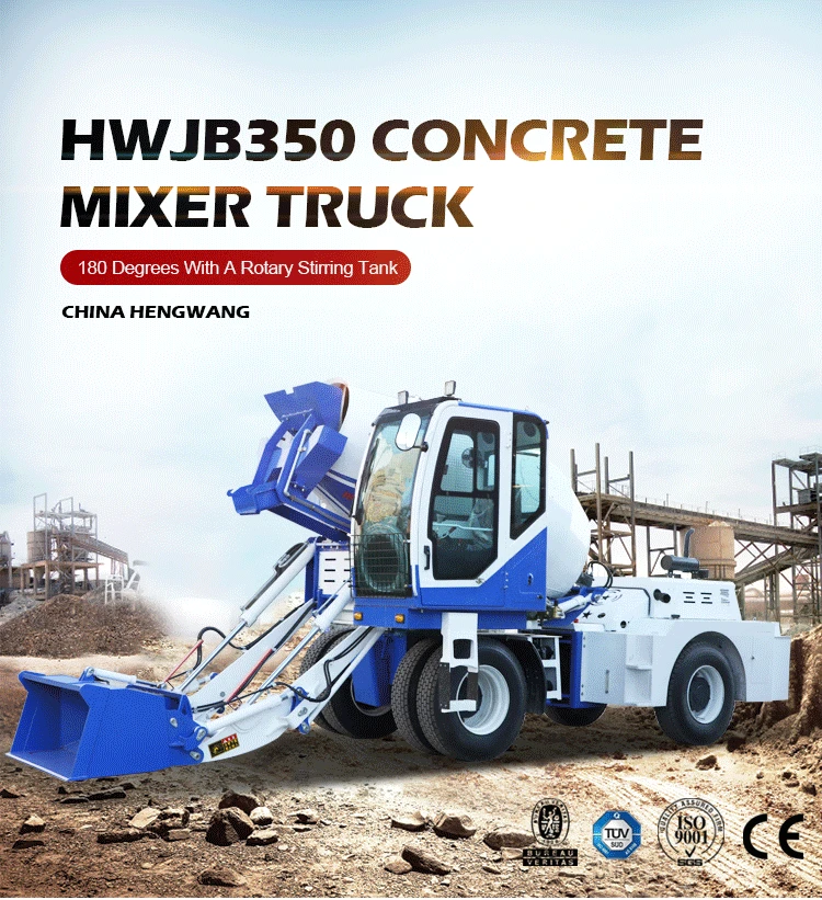Self Loading Concrete Mixer Mini Tractor Concrete Mixer