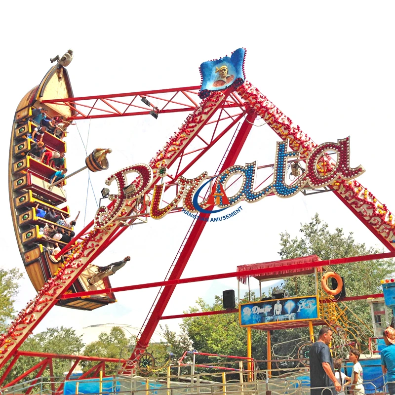 Fun Fair Thrill Entertainment Park Rides Games Pirate Ship