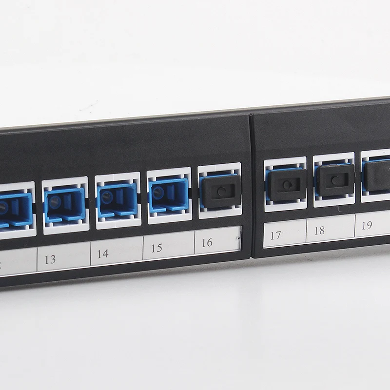 Лидер продаж, патч-панель SC LC, 24 порта, металлическая патч-панель для передачи данных, волоконно-оптическая патч-панель SC LC