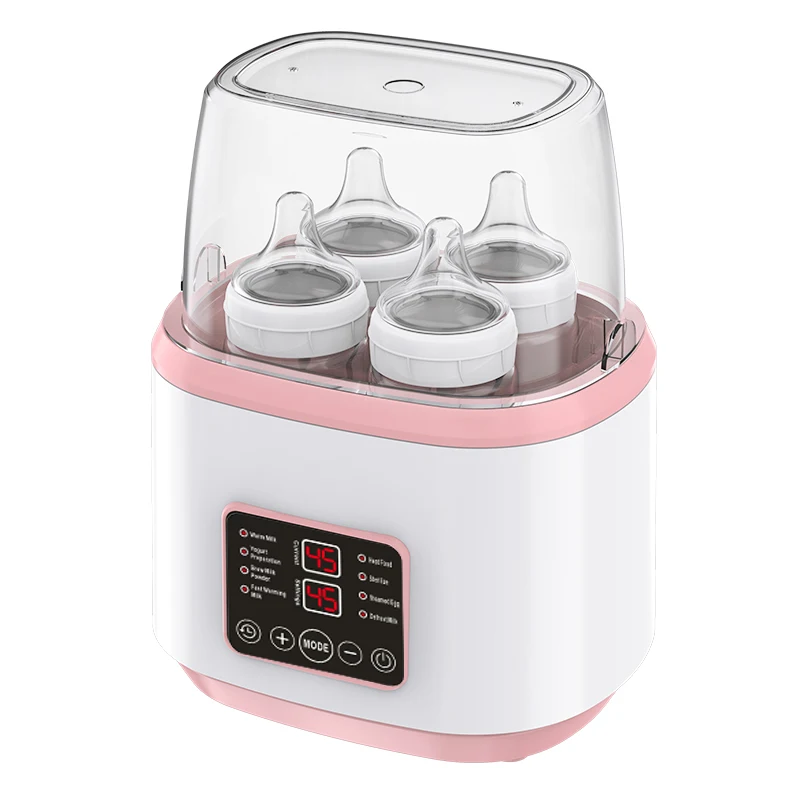 2-in-1 Multi-Function  4 Bottles Factory Direct Hot Selling heating and sterilizing baby bottle warmer