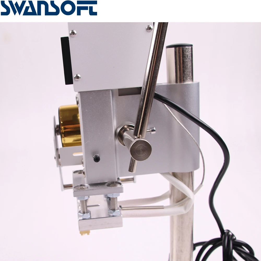 Customized hot stamp printer for leather wood paper cake handicrafts handbags purses sticker stationery footwear