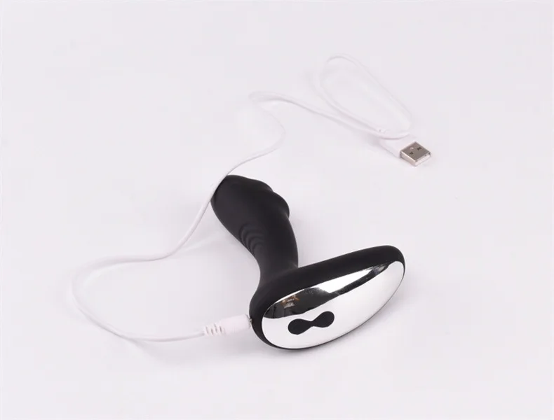 USB charging 8 frequency vibration prostate massager masturbator heating Av Stick Sex Toys for Women