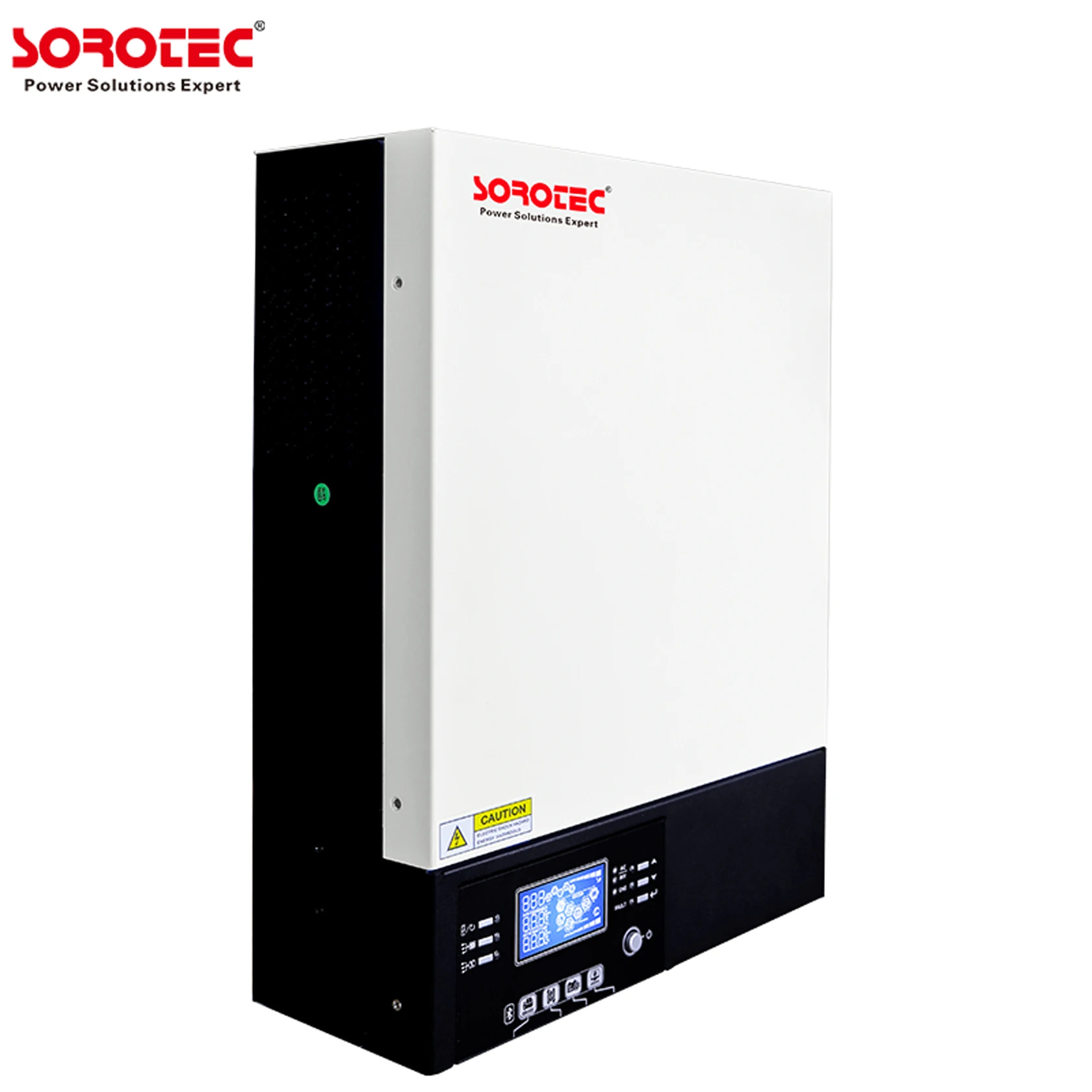 SOROTEC 2021 hot sale manufacturer 5kw grid tie solar power inverter hybrid with MPPT solar charge controller 24v 48v
