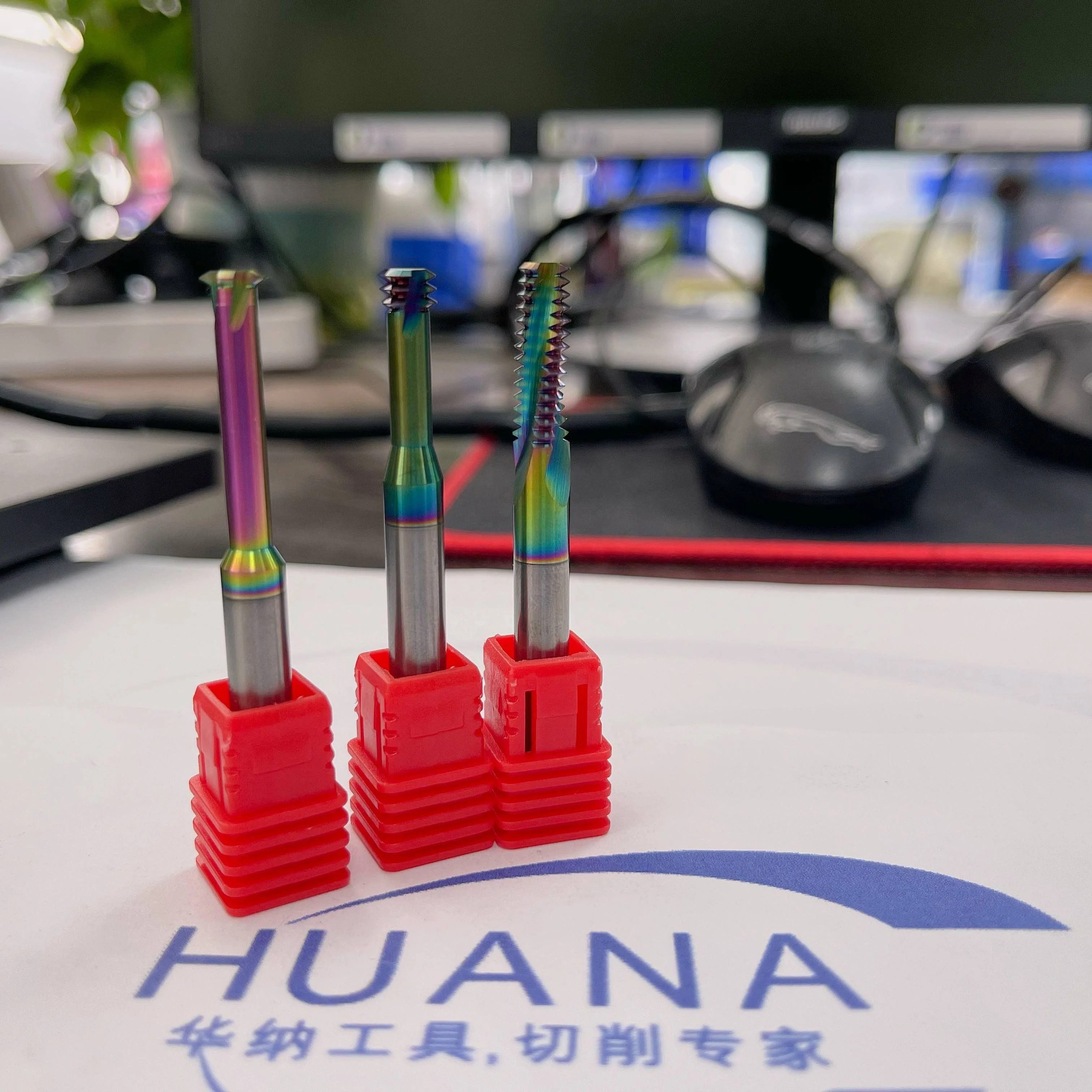 HUANA Factory direct selling Carbide Four-Flute For ALU  Inner corner Rounding Cutter