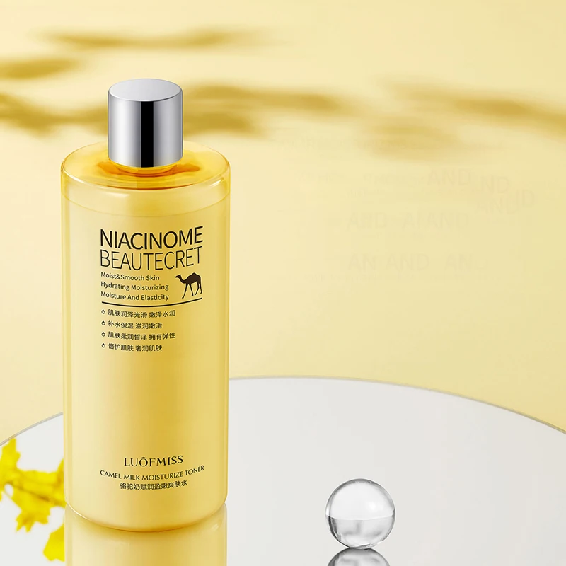 OEM LUOFMISS private label Camel Milk whitening Moisturizing skin care anti aging brightening face beauty face Toner