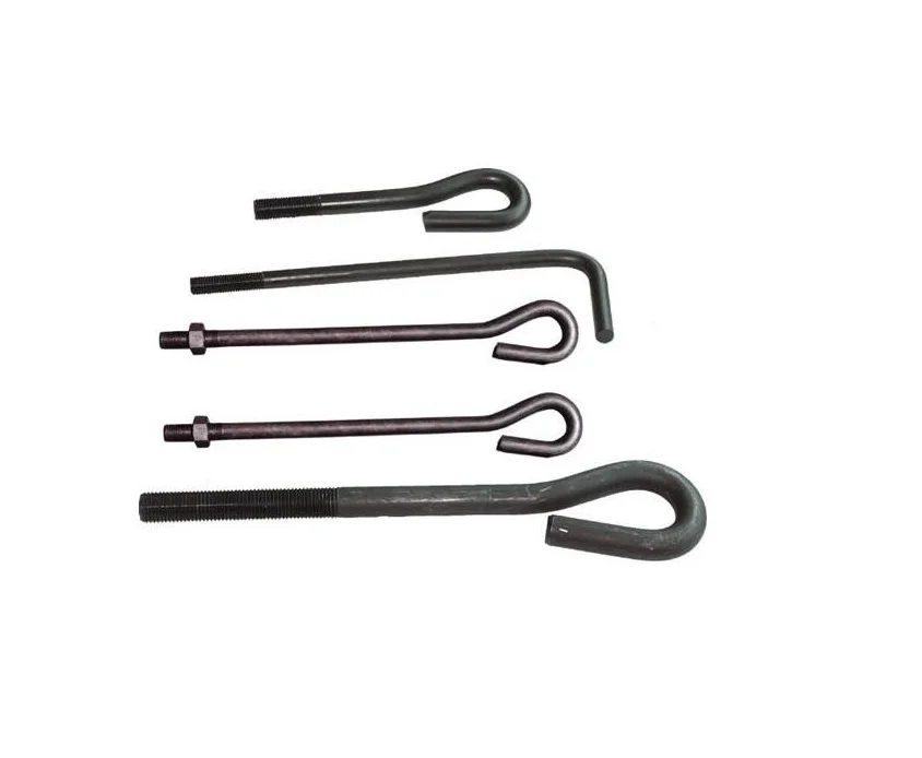 Опорный анкерный болт из нержавеющей стали типа L J бетонный химический горячеоцинкованный дюймовый фундамент системы