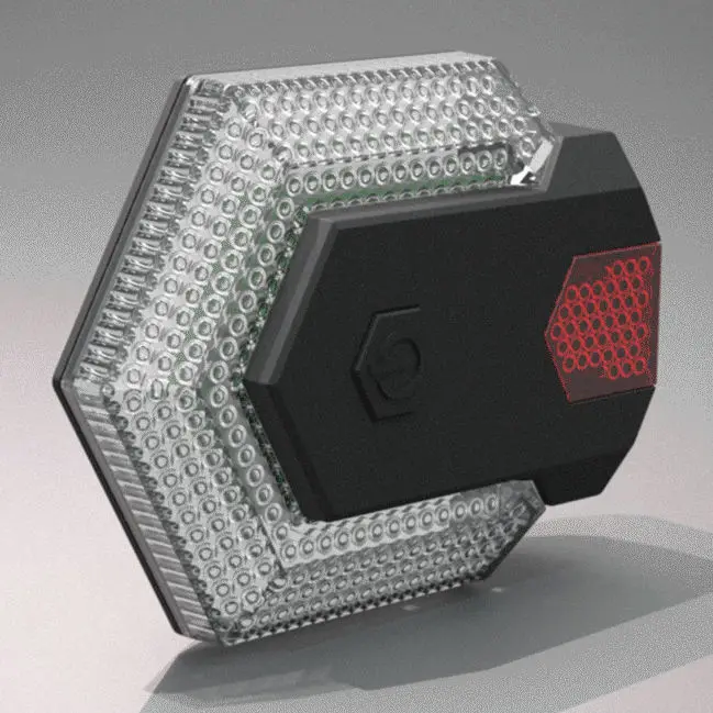 
New creative wireless remote control waterproof bicycle LED turn signal mountain bike warning light bike accessories light set 