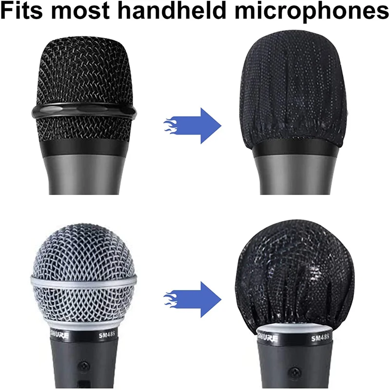 Supplier Wholesale High Quality Disposable waterproof Nonwoven Windscreen Protective Hygienic Sanitary Karaoke Micro Cover