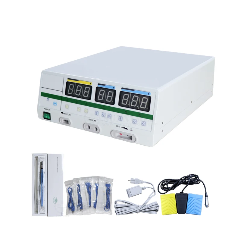 SY-I082_410 Hospital 4 Working Modes 100W Monopolar Bipolar Dermatology ENT Ophthalmology Electrosurgical Generator
