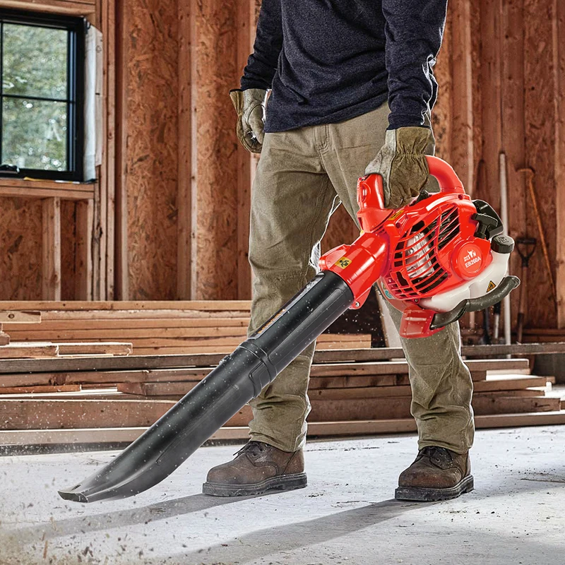 Bison gasoline leaf blower 25.4cc 750W mini handheld petrol garden remote control heavy duty snow blower