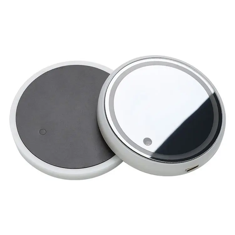 LED car Cup Holder lamp car Logo Coaster with 7 Colors, Replaceable USB Charging pad, Ambient Light lamp with Glowing Coaster