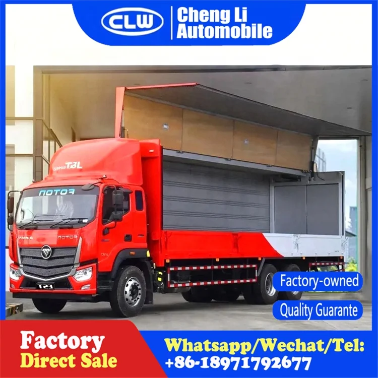 Новый Foton Auman 6x4 10 Wheeler грузовик крыло открытый фургон грузовой грузовики для продажи
