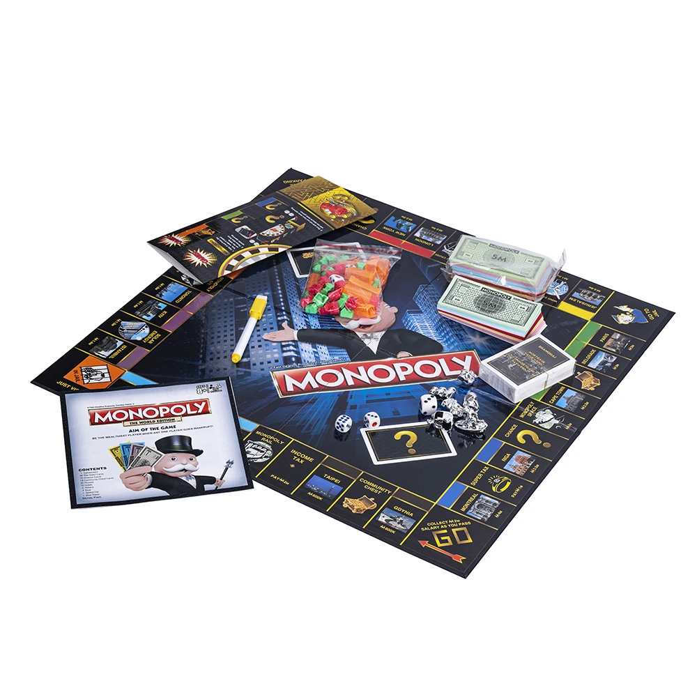 Shenzhen Factory Wholesale Board Games Manufacturer China Custom Made Board Game Set