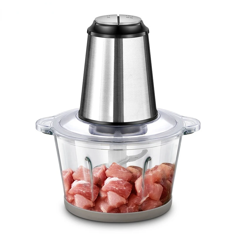 Бытовая электрическая мясорубка Маленький Многофункциональный измельчитель для приготовления пищи мясомиксер кухонный комбайн