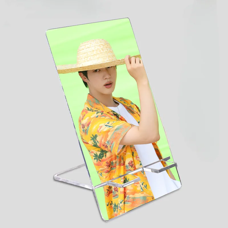 KPOP Idol Bangtan Boys Jin Super Tuna Acrylic Phone Holders Removable Acrylic Phone Bracket